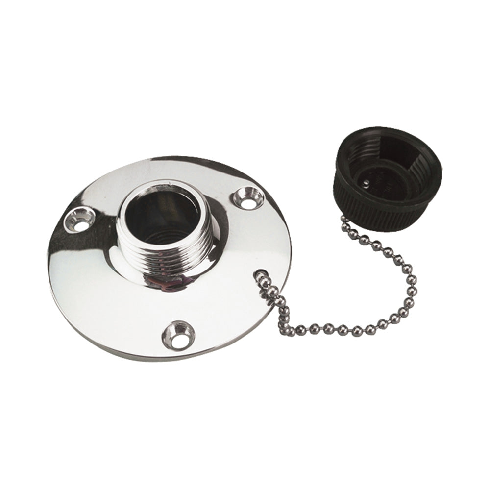 SeaDog Washdown Water Outlet Chrome Plated Brass 5121201