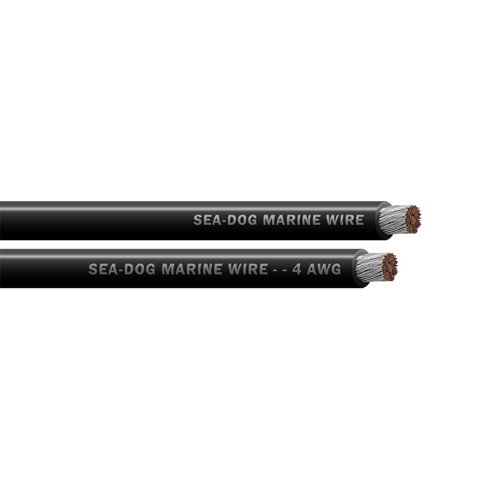 SeaDog 4 AWG Black Battery Cable 500 8004017