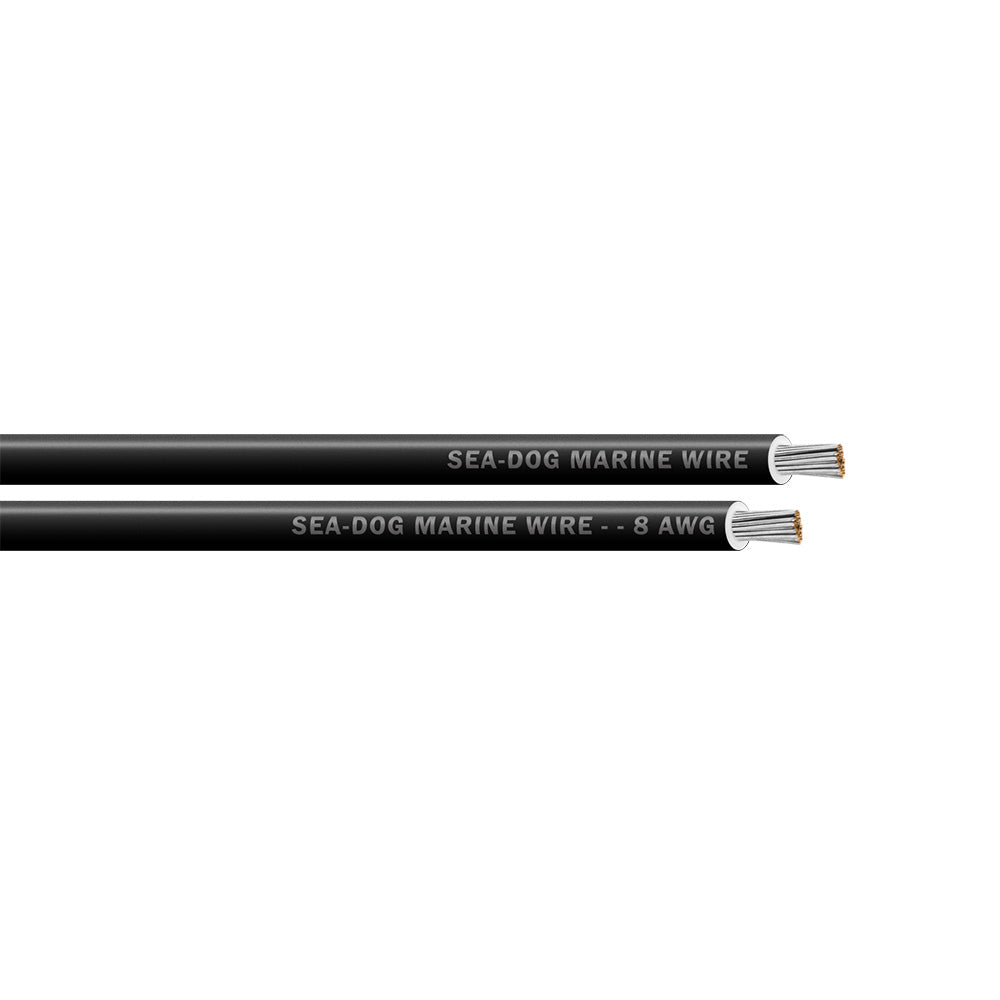 SeaDog 8 AWG Black Primary Wire 1000 8008019