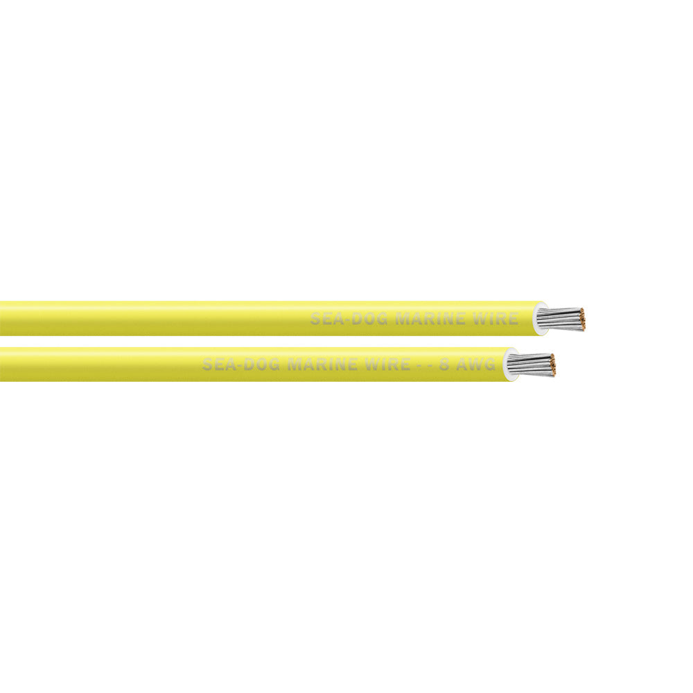 SeaDog 8 AWG Yellow Primary Wire 25 8008030