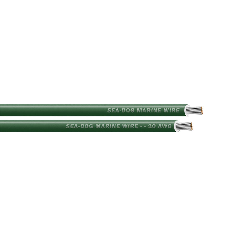 SeaDog 10 AWG Green Primary Wire 25 8010040