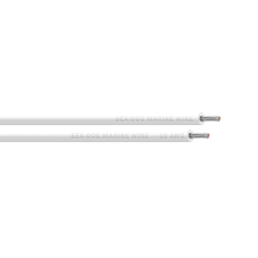 SeaDog 16 AWG White Primary Wire 100 8016052