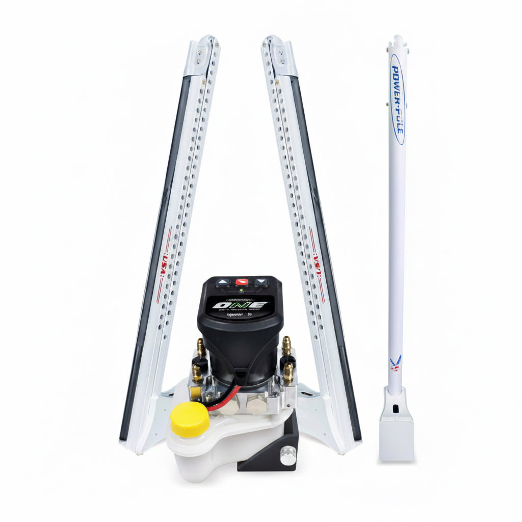 PowerPole Blade ONE Pump BLS Shallow Water Anchor System 8 Dual Blade USA Themed Color PP2BLS8250E