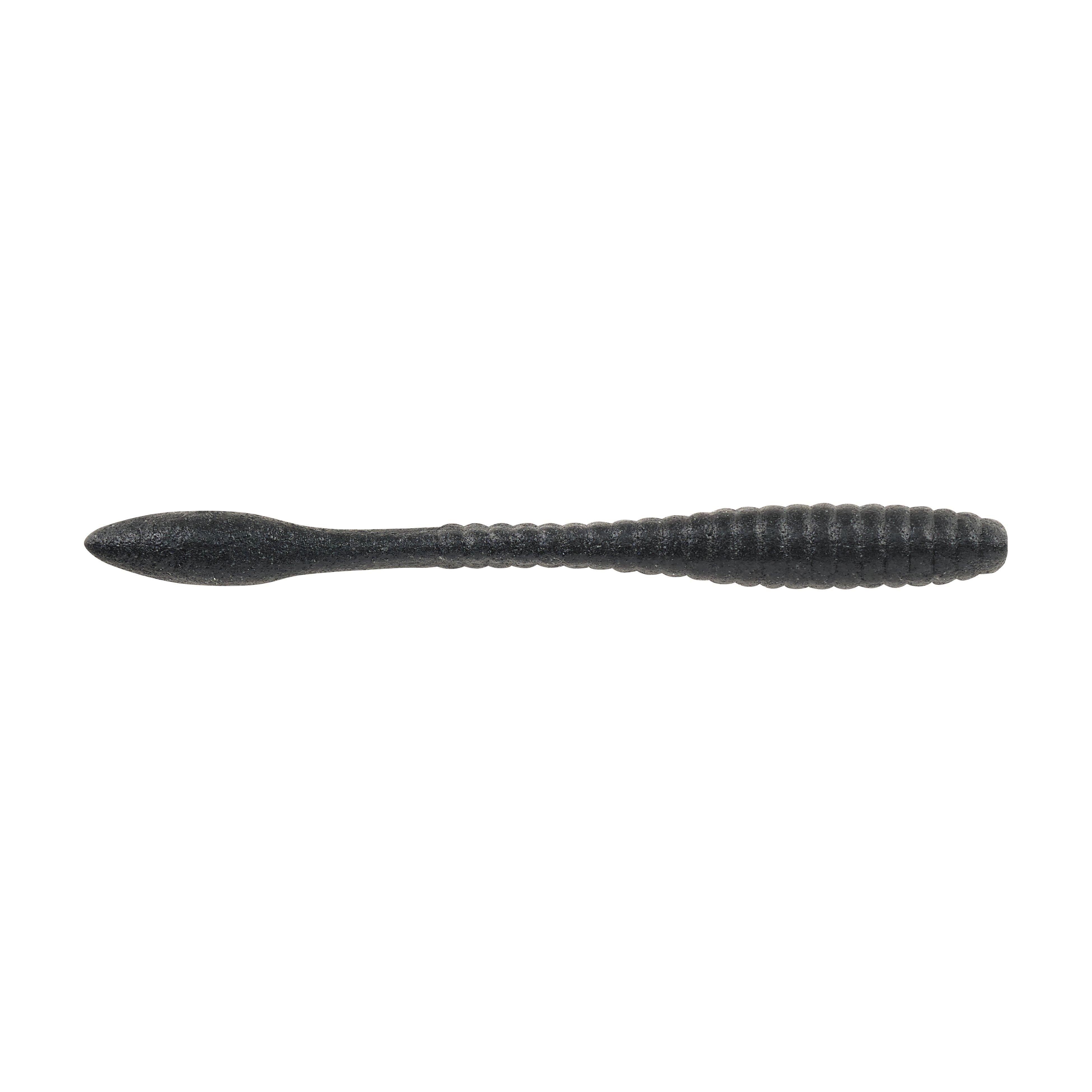 PowerBait MaxScent Flat Worm Black 4.5 in product image
