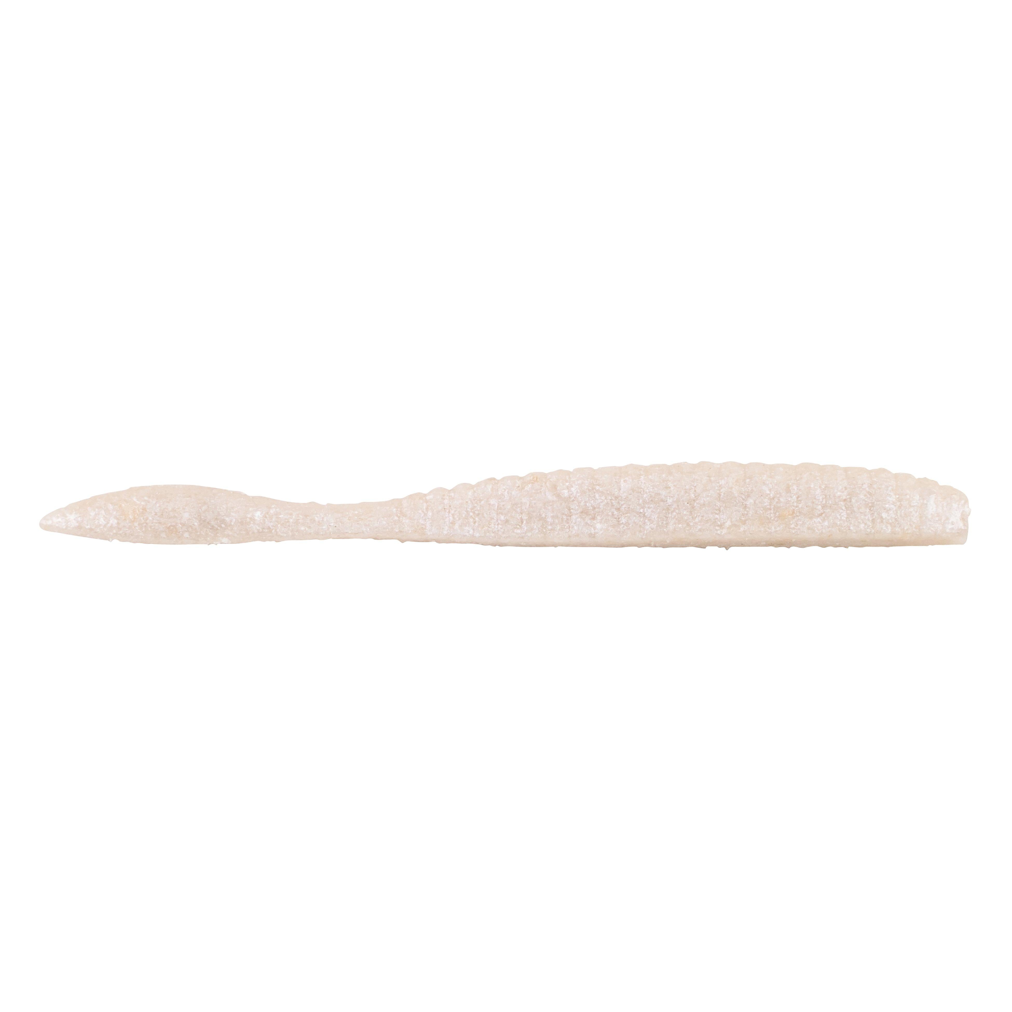 PowerBait MaxScent Flat Worm White Pearl 3.6 in product image