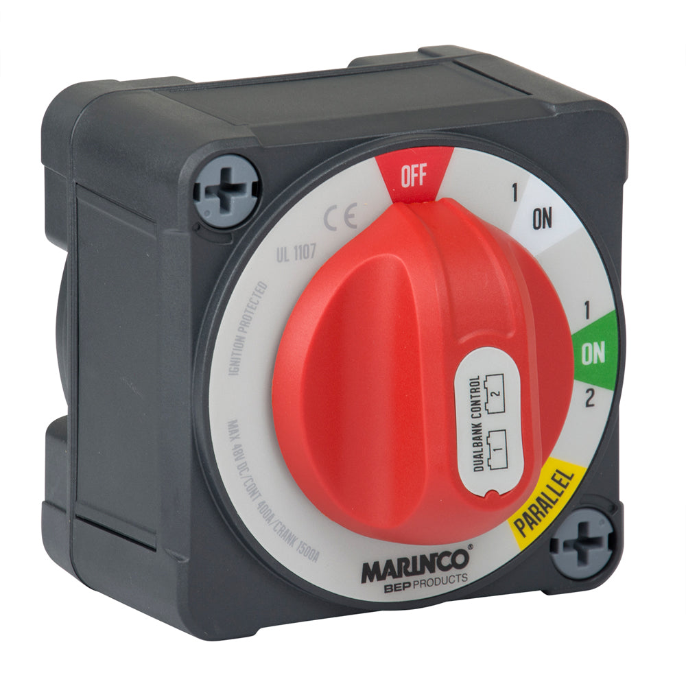 BEP Pro Installer 400a EZMount Dual Bank Control Battery Switch MC10 772DBCEZ