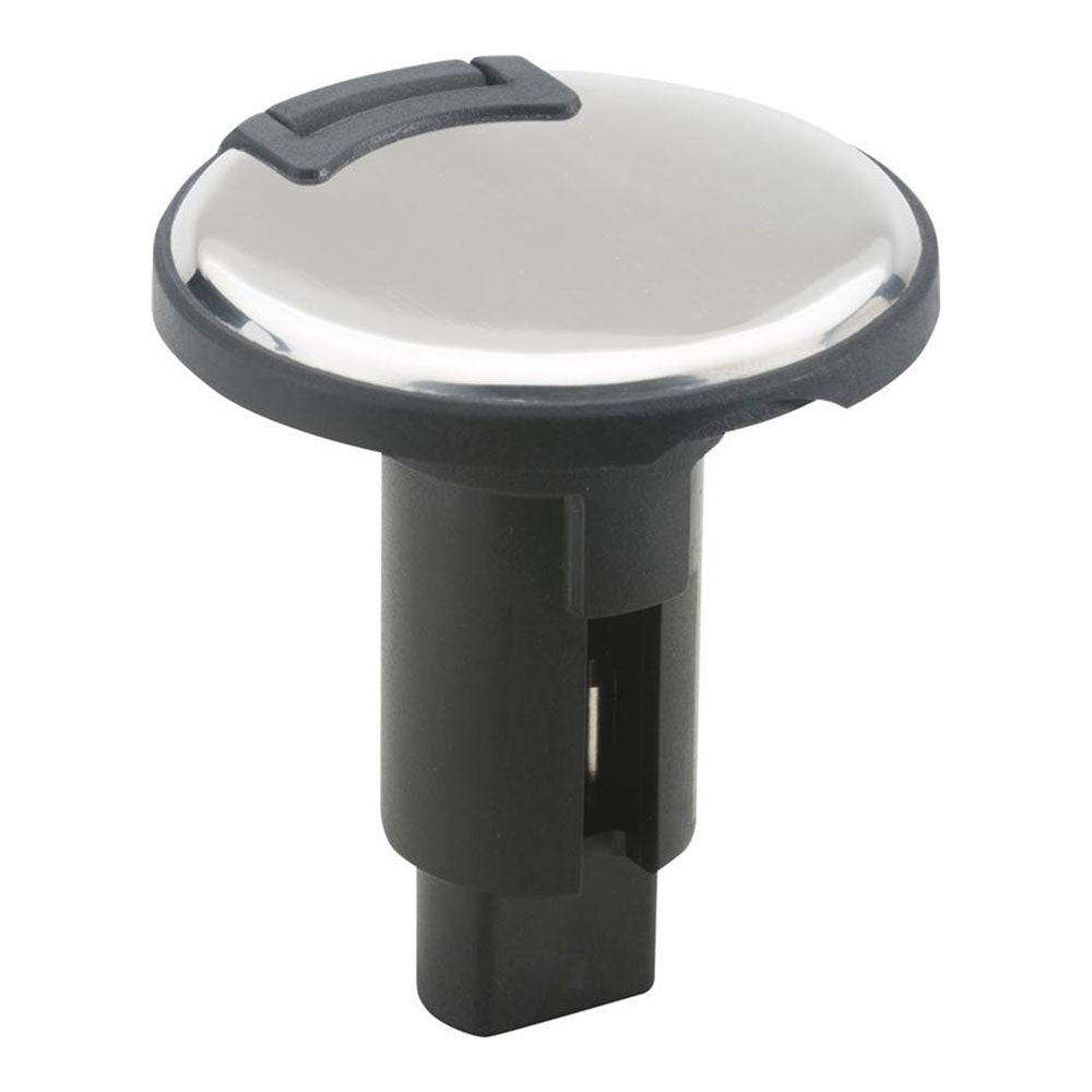 Attwood LightArmor PlugIn Base 2 Pin Stainless Steel Round 910R2PSB7