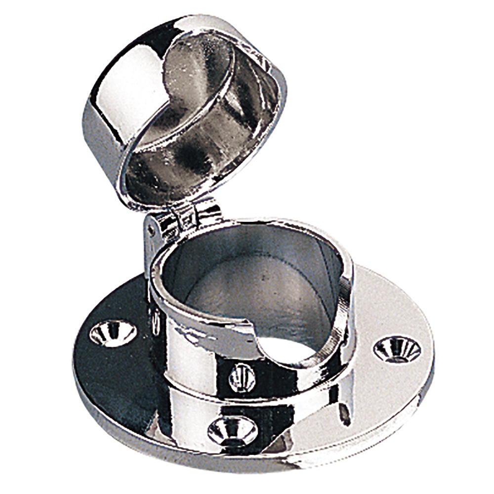 SeaDog Chrome Brass Hinged Chain Deck Pipe 3220801