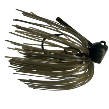 Blue Rock Custom Tackle 247 Jig, a fishing jig with a vibrant finish, designed for attracting fish during angling.