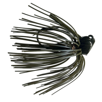 Blue Rock Custom Tackle 247 Jig, a fishing jig with a vibrant finish, designed for attracting fish during angling.