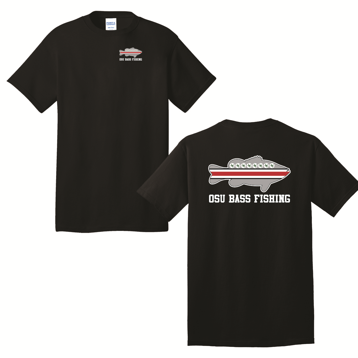 OSU Bass Fishing Cotton T Shirt