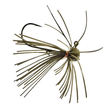 Triple Threat Finesse Jig 1/8 oz Green Pumpkin product image