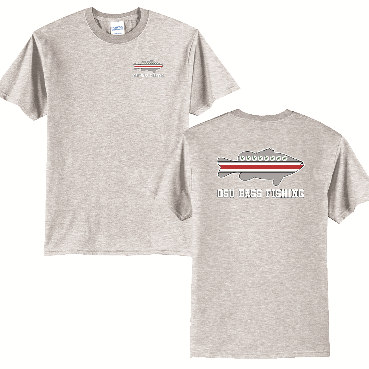 OSU Bass Fishing Cotton T Shirt