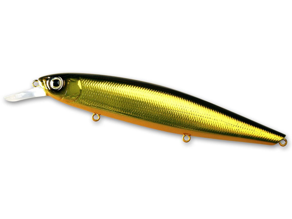 Balisong Minnow 100 Suspending #22 GM Black Gold product image
