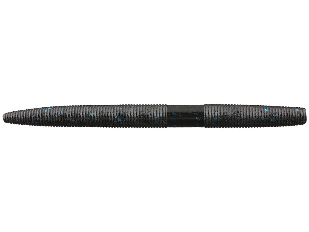 Senko 5" 10 Pack Black with Large Blue Flake product image