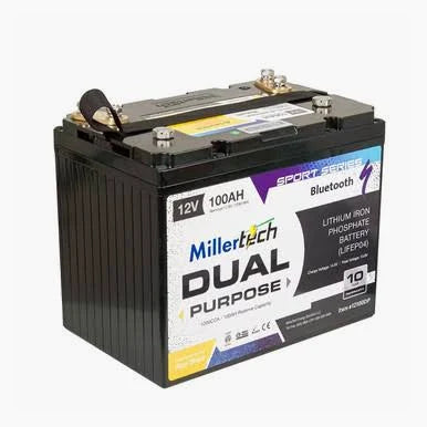 12V 100AH Sport Series Starting Battery Group Size 24 (12100DP-G24)