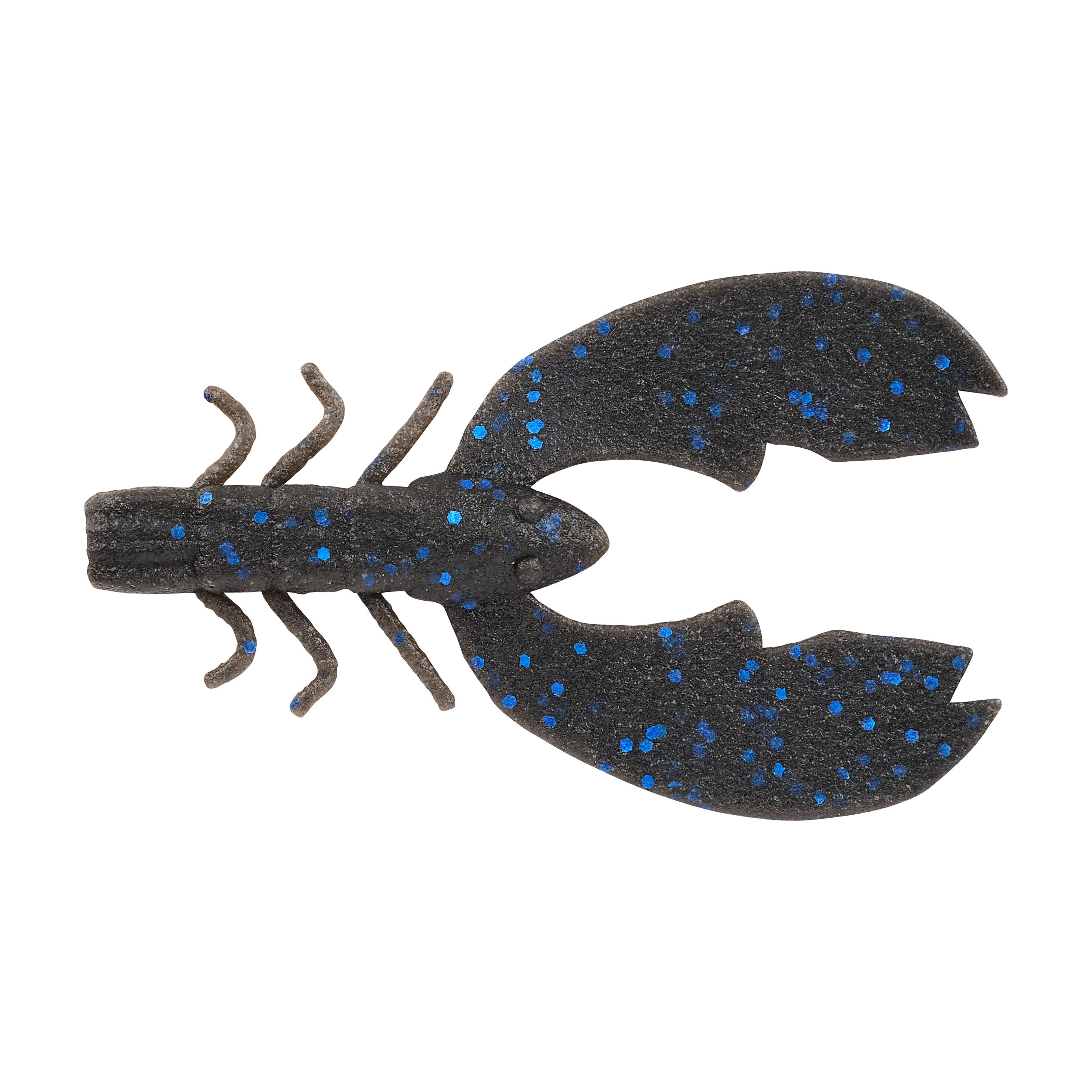 PowerBait MaxScent Chigger Craw Black Blue Fleck 3 in product image