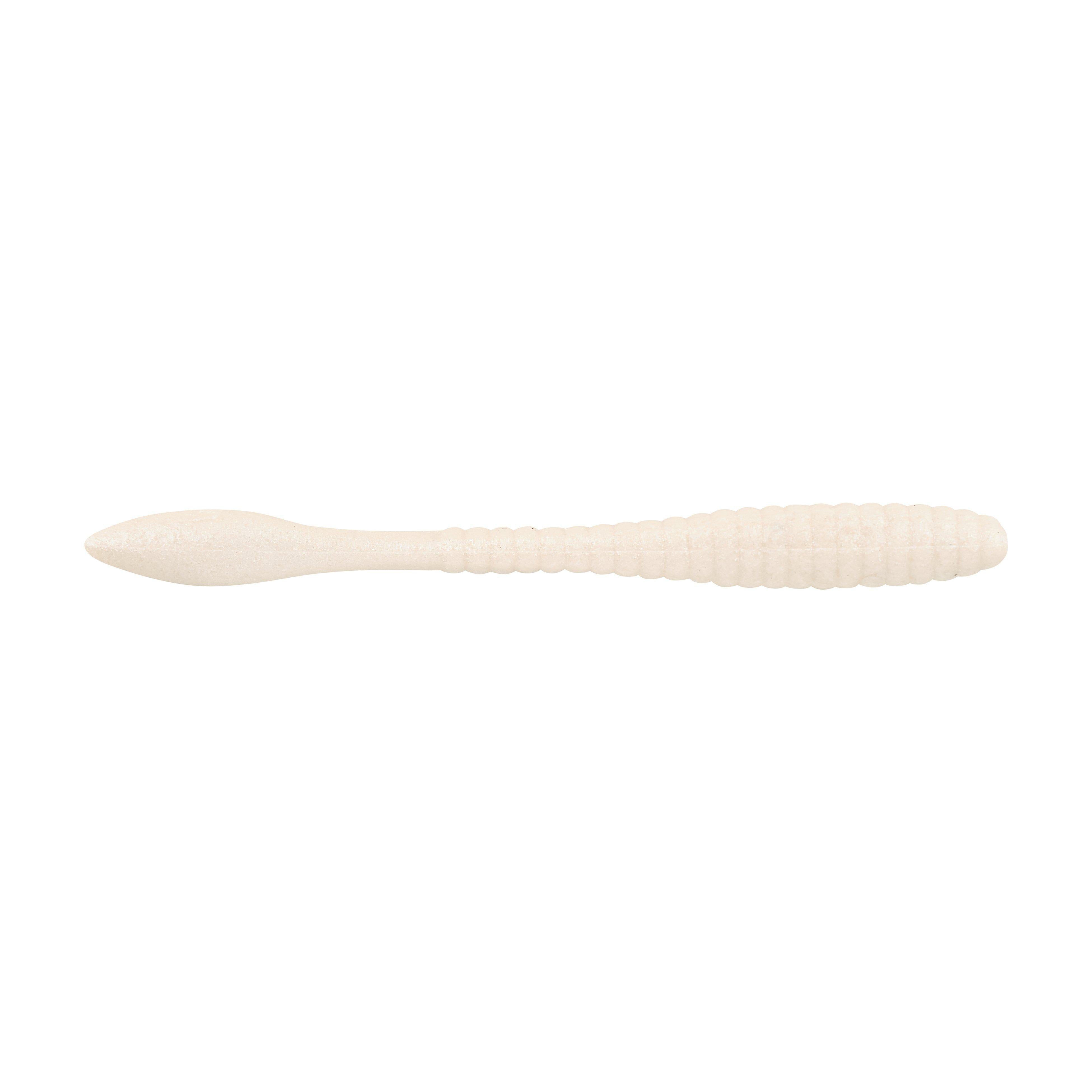 PowerBait MaxScent Flat Worm White Pearl 4.5 in product image