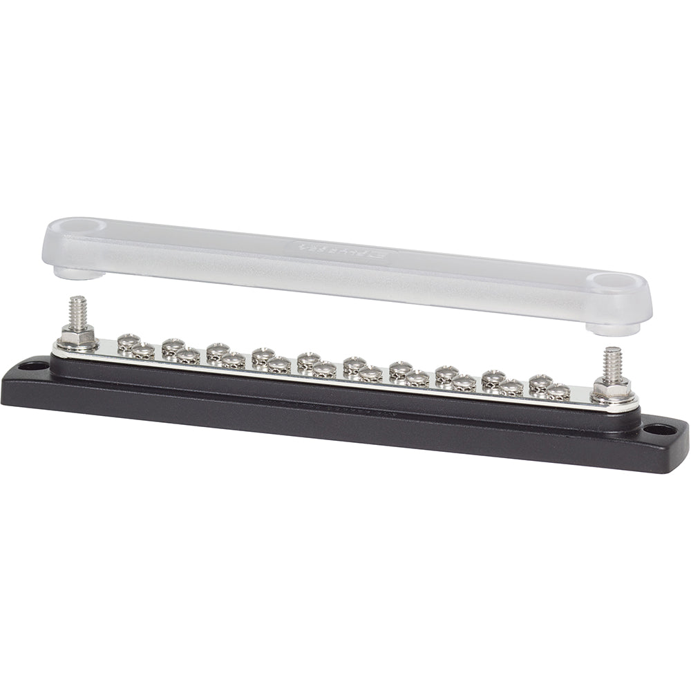 Blue Sea 2312 150 Ampere Common Busbar 20 x 832 Screw Terminal with Cover 2312