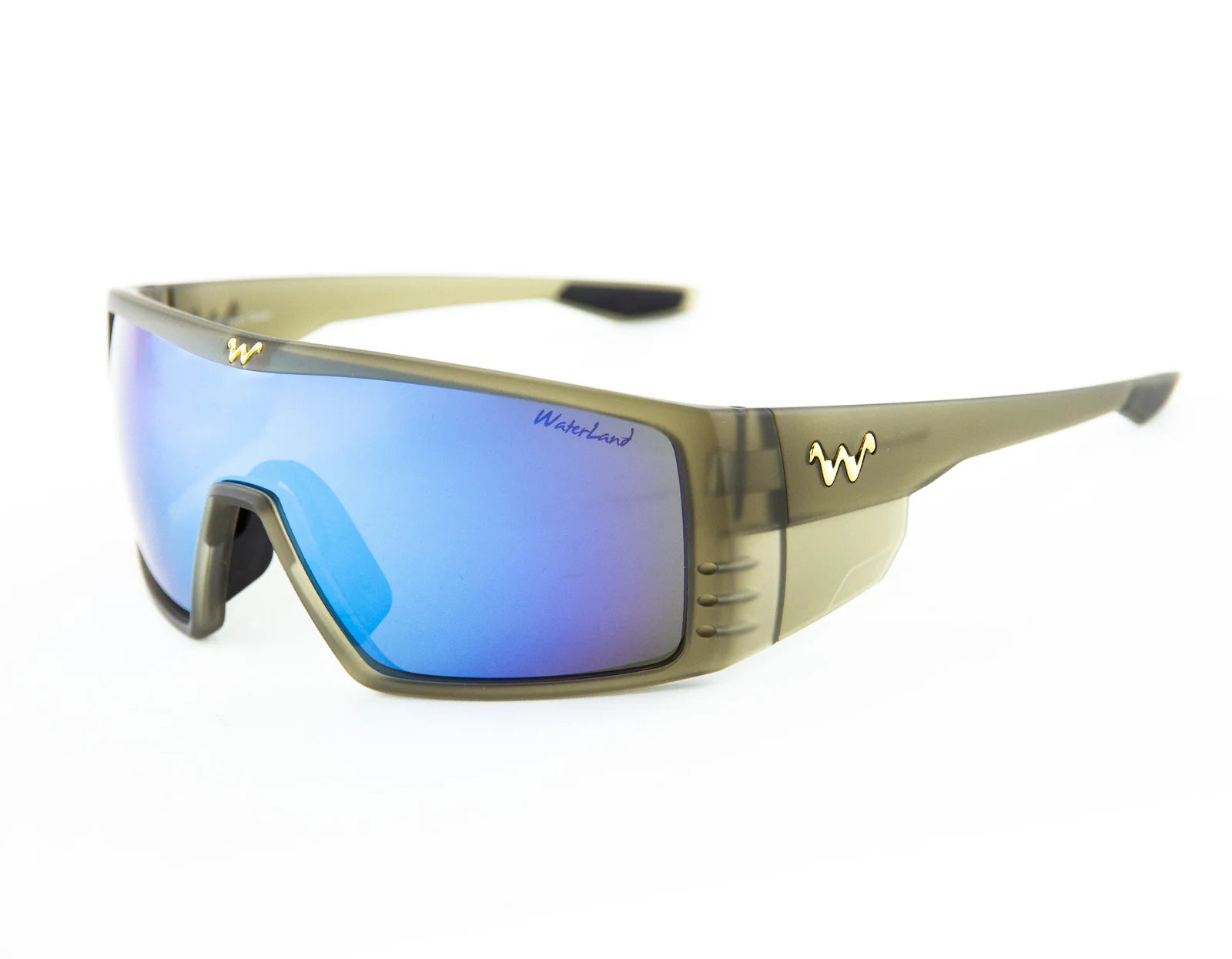 BedFishers Series Duck Grey HyperHue ANSI/Z87+ Polycarbonate Blue Honey Mirror product image