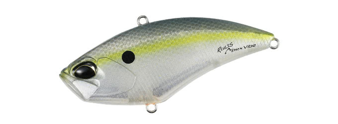Duo Realis Apex Vibe F85 lipless crankbait fishing lure for bass fishing featuring premium Japanese design and vibrating action for covering water and triggering reaction strikes.