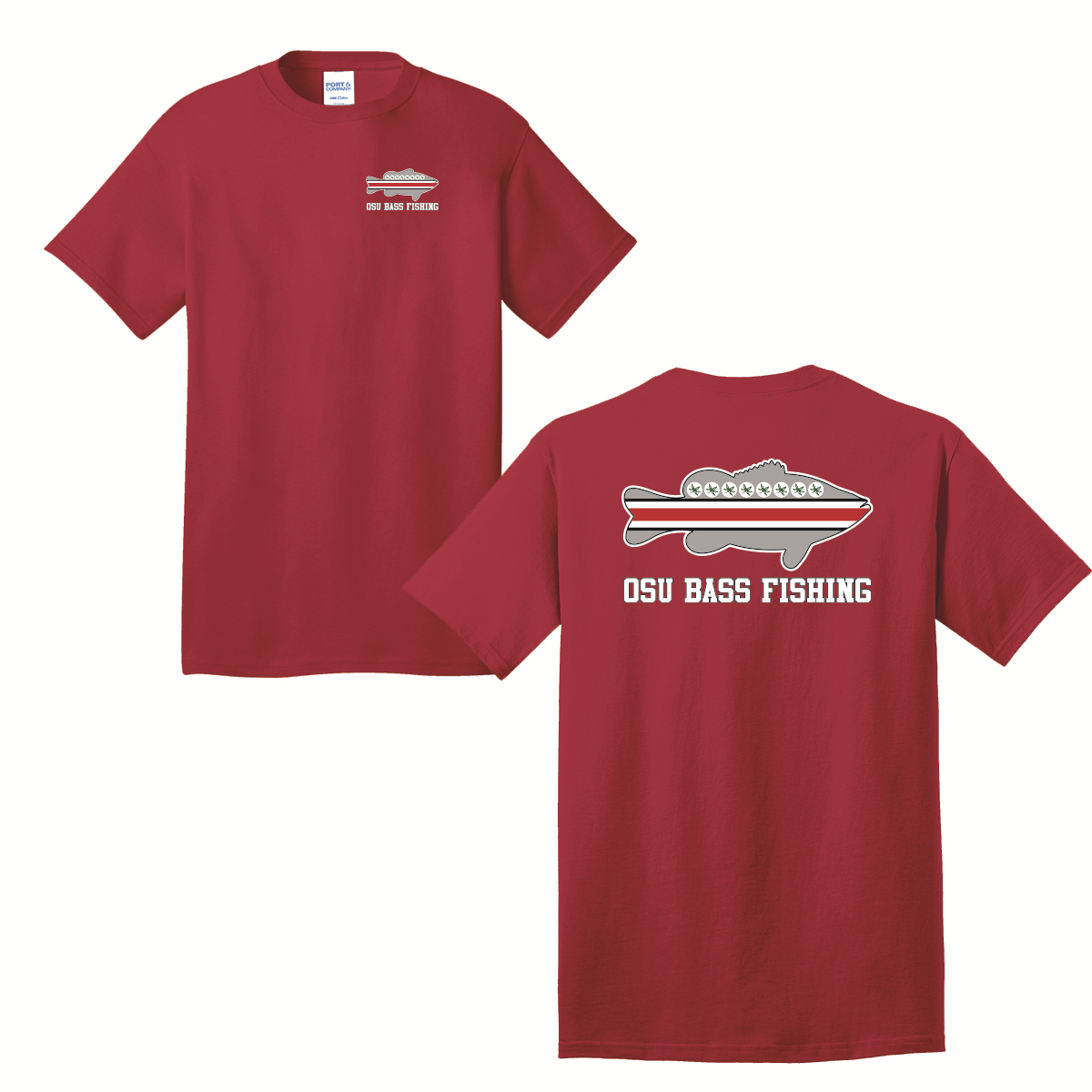 OSU Bass Fishing Cotton T Shirt