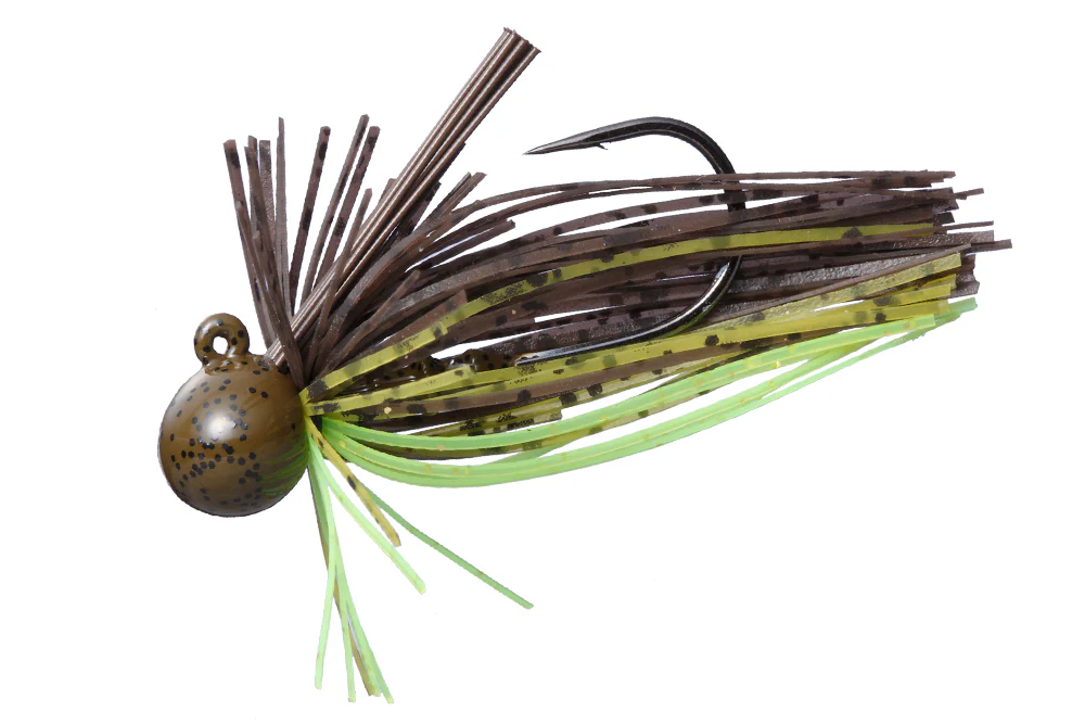 Hunts Jig Green Pumpkin Chartreuse 1/2 oz product image